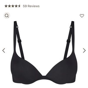 Skims TEARDROP PUSH-UP BRA | ONYX